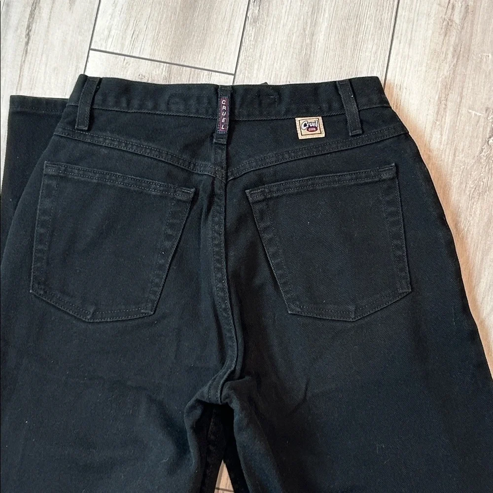 Cruel Girl relaxed black cowgirl western jeans size 9 X-Long extra tall